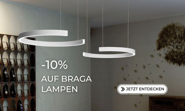 -10% auf Hug Leuchten von Braga