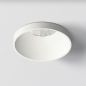 Preview: White recessed spotlight with 12mm stand-out frame as glare protection