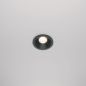 Preview: Recessed ceiling spotlight: black, round