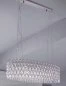 Preview: Ruggiu Bucintoro crystal pendant lamp silver