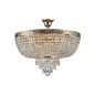 Preview: Round crystal gold ceiling light Palace Ø:50cm