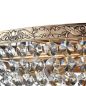 Preview: Crystal chandelier Palace mit Goldornamenten