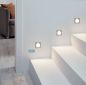 Preview: Angular LED step spotlight Zarate in white