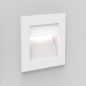 Preview: Square LED recessed wall light Wall 90 white