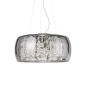 Preview: Pendant lamp with smoked glass lampshade