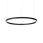 Preview: Black ring luminaire Oracle Slim Ø:90cm