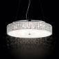 Preview: Round crystal pendant lamp Roma Ideal Lux SP 12 with angular crystals