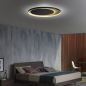 Preview: Large bedroom ceiling lamp Pico Colour: black/gold