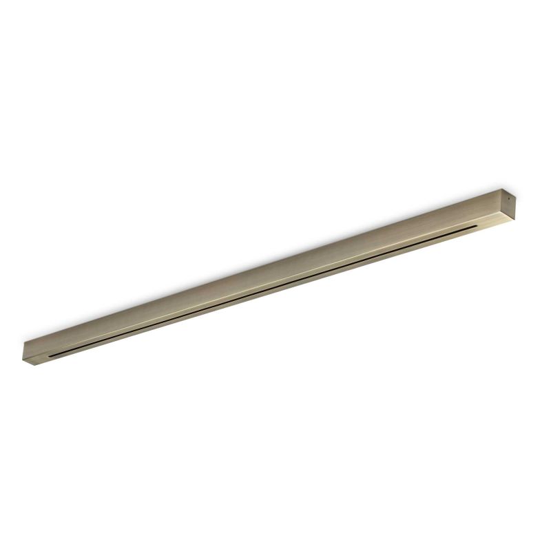 Elongated 6-light canopy in brushed brass/gold