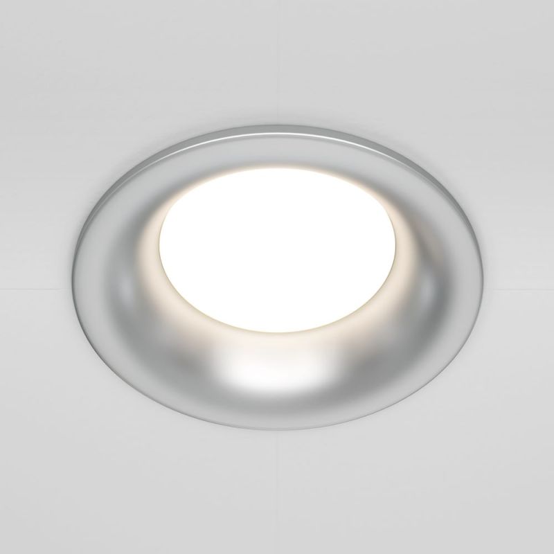 Round ceiling recessed spotlight Slim in silver