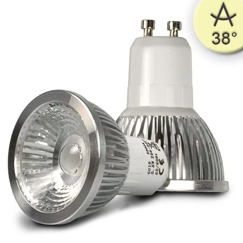 Dimmbare GU10 LED Lampe in der Lichtfarbe warmweiss