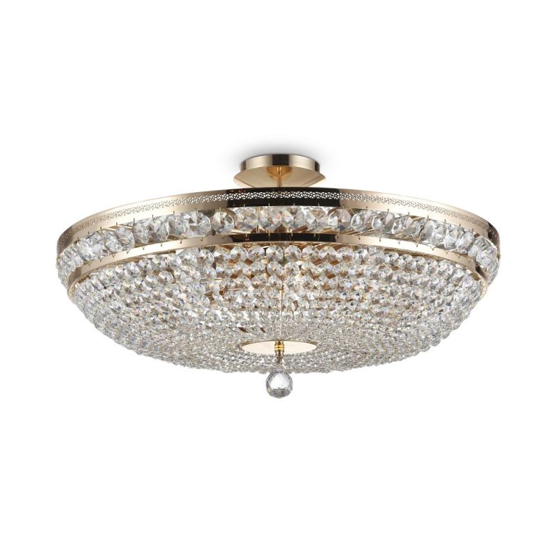 Maytoni Ottilia crystal ceiling lamp 65cm