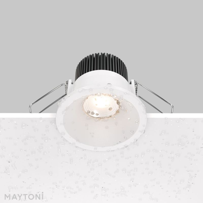 Recessed spotlight for wet areas