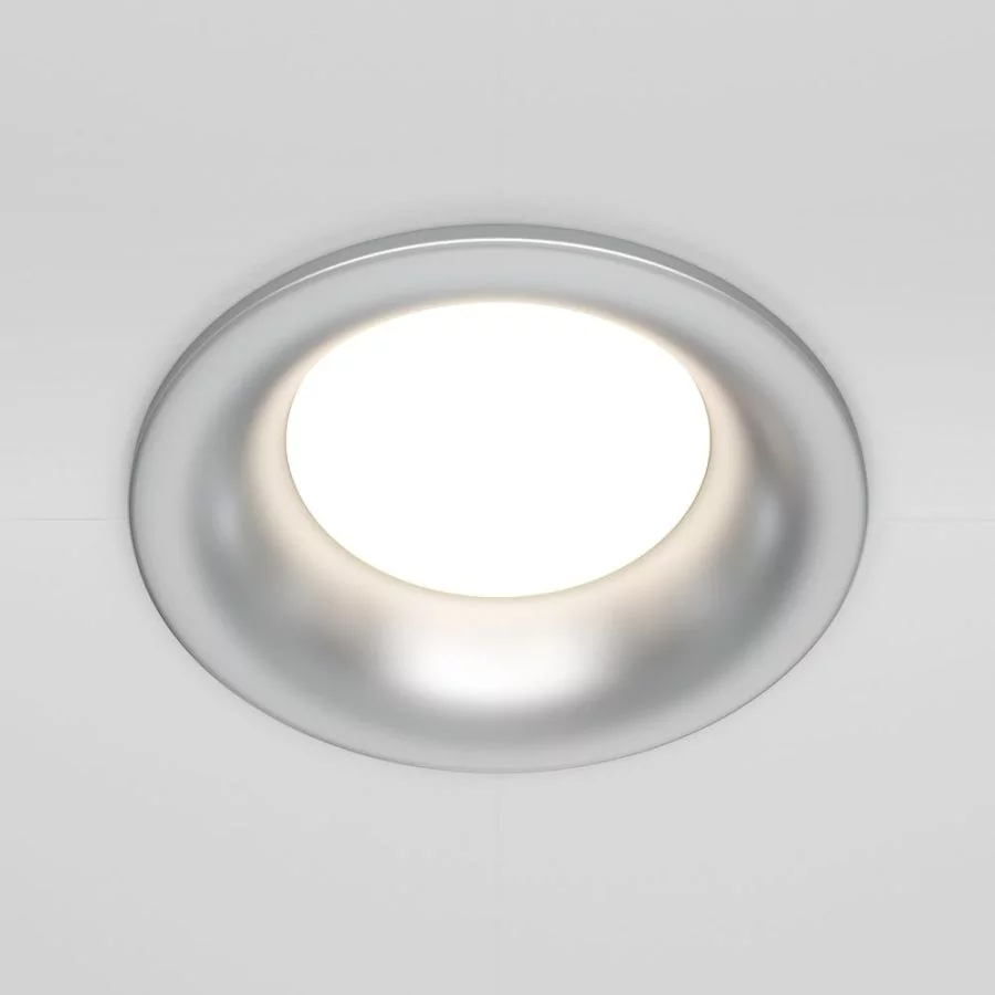 Round ceiling recessed spotlight Slim in silver