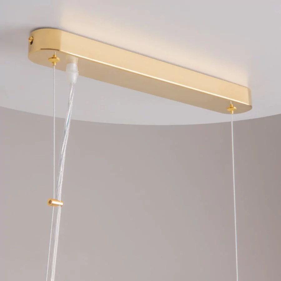 Ceiling fixture in gold